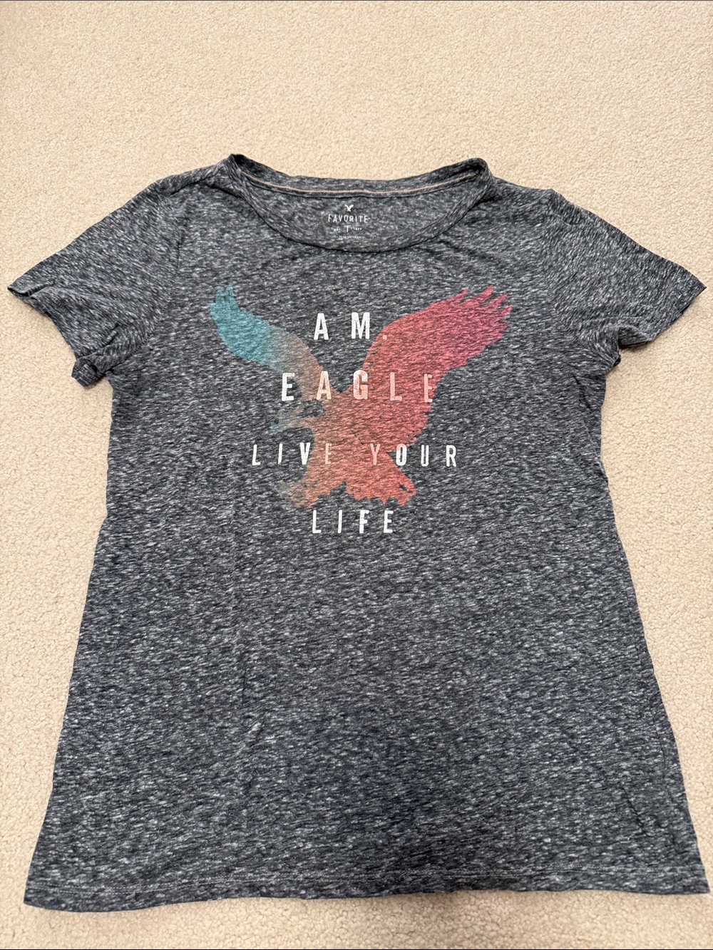 American Eagle Outfitters Favorite Tee - Charcoal Heather